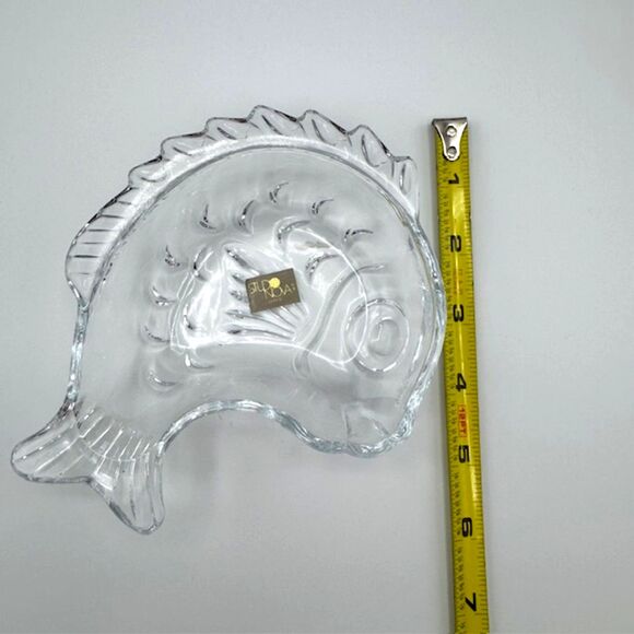 VTG Studio Nova 6" Glass Fish Candy Dish Made in Japan Ocean's Gift Sea Tropical - Picture 10 of 12